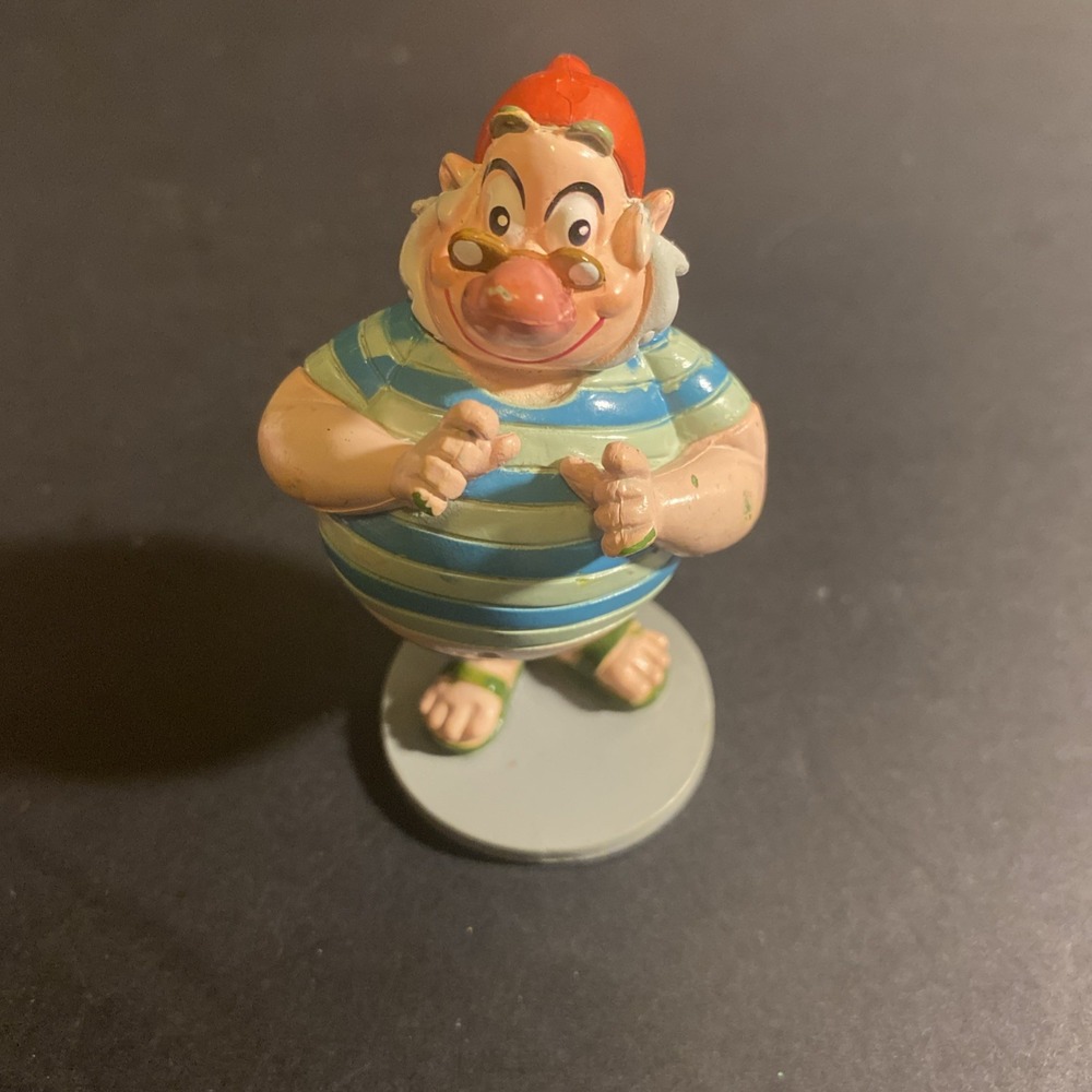 Mr Smee Disney Peter Pan 3" Figure Cake Topper PVC Toy On Base